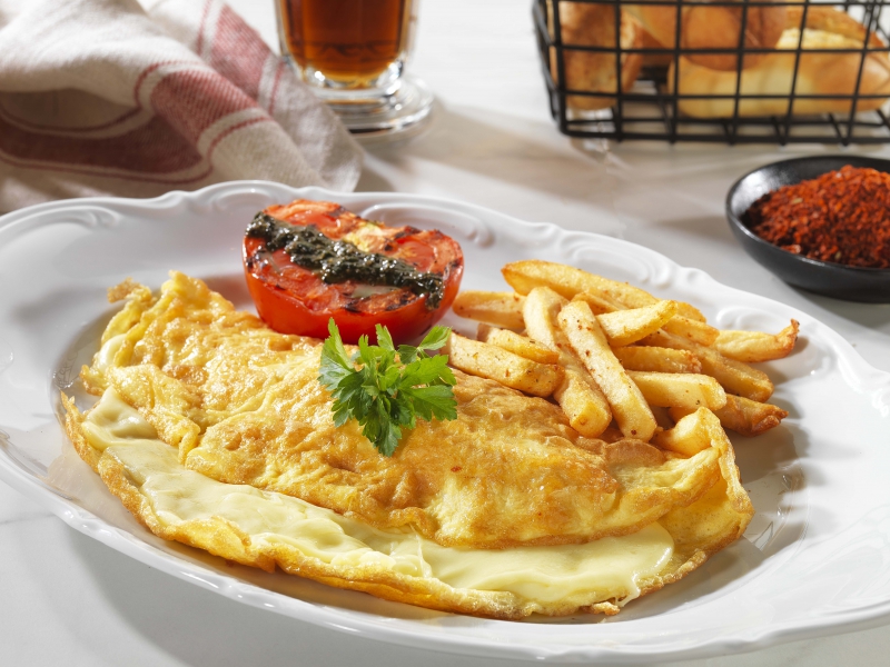 Kaşarlı Omlet