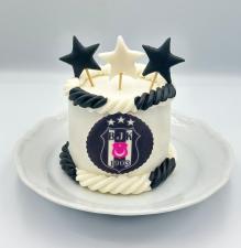 Beşiktaş Taraftar Figürlü Pasta